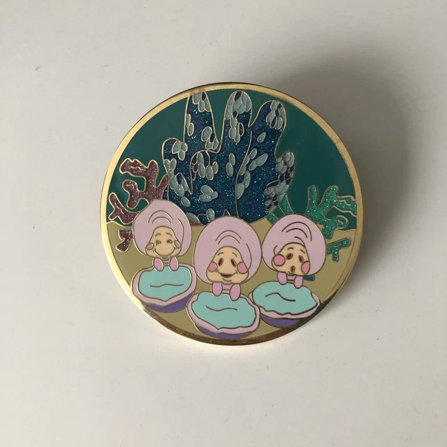DISNEY ALICE IN Wonderland Curious Young Oysters Fantasy Pin 55.00