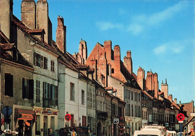 Carte Postale Ancienne Auxonne (21) Rue Lafayette - CPA 1900