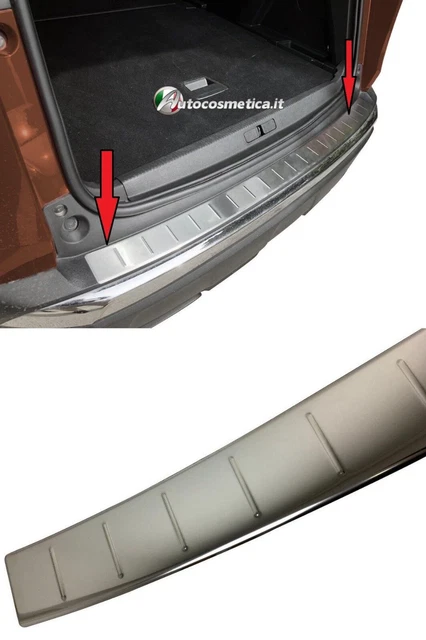 Protection Pare-chocs Arrière Renault Trafic 2.0 Diesel 2001-2025 - Antidérapante, Anti-rayures, Look Carbone