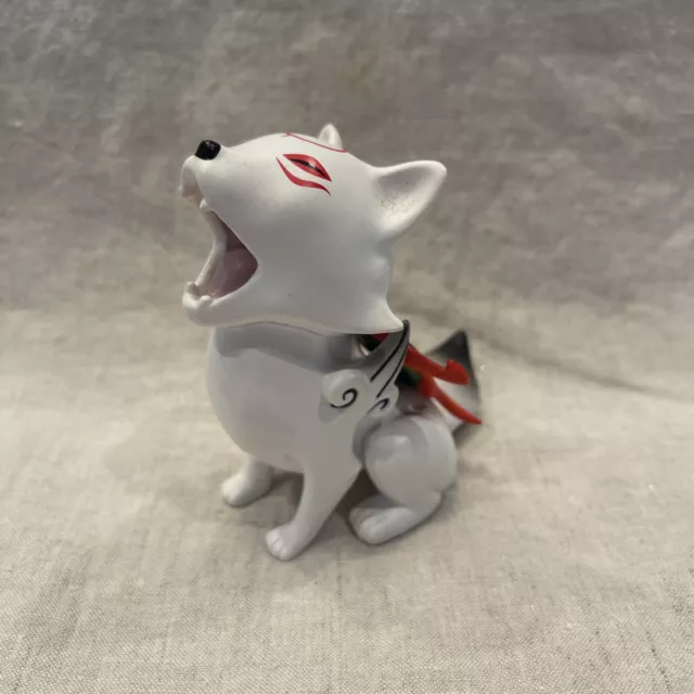 Okamiden Chibiterasu Wolf Vinyl Figure NIB Loot Gaming Crate Exclusive  Okami Den