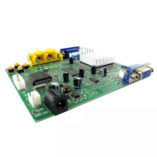 HD Video Converter Board CGA/EGA/YUV/RGB to VGA Arcade Game Monitor to LCD CRT b