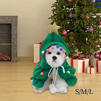 Set di costumi natalizi per animali domestici Abiti per alberi di Natale per