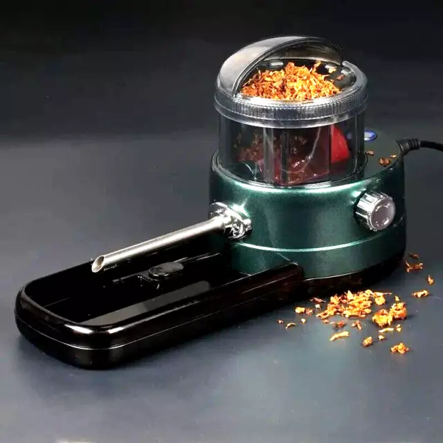 Electric Cigarette Rolling Machine Portable🤩Tobacco Injector Machine can Grind