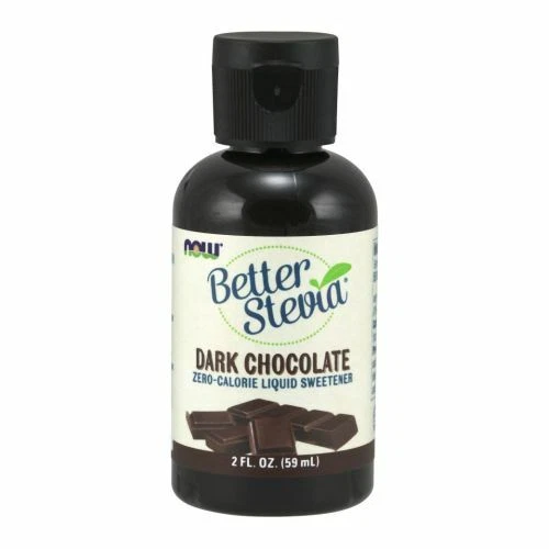 Stevia Estratto Liquido Scuro Cioccolato 59ml Da NOW Foods