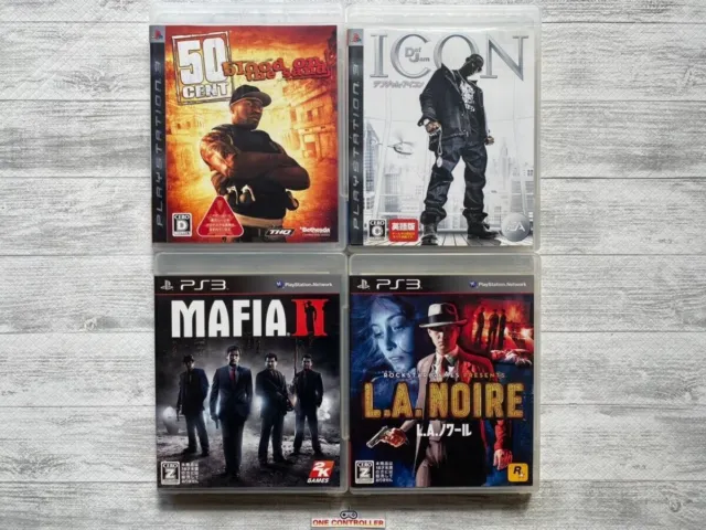 SONY PS3 50Cent & Def jam icon English version & Mafia II & L.A. Noire set Japan