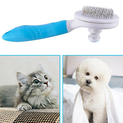 Pet Dog Cat Brush Grooming Slicker Self Cleaning Slicker Brush Massage Hair Comb 2