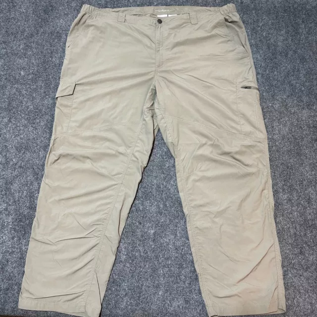Columbia Pants Mens 52X32 Tan Nylon Omni-Shade Sun Protection Lightweight Hiking