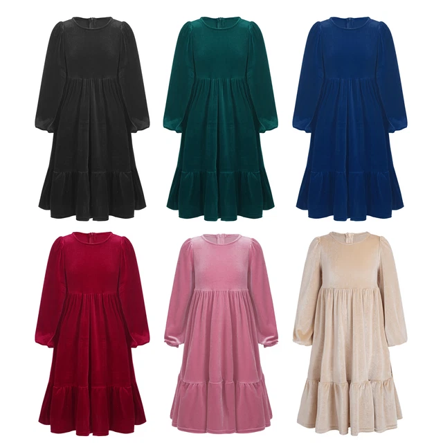 Abito Da Cocktail A Trapezio Per Donna – V-scollo, Vita Alta, Lunghezza Tea, Maniche Svasate, Perfetto Come Damigella D'onore O Per Lauree E Cerimonie