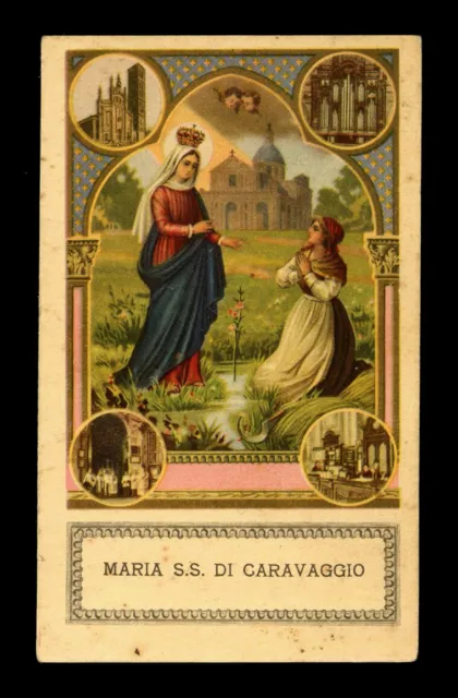 Pendentif Madonna Di Caravaggio – En Argent Massif Et émail, Occasion