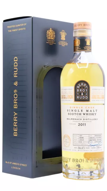 Balmenach - Berry Bros & Rudd - Single Cask #121 2011 12 year old Whisky 70cl