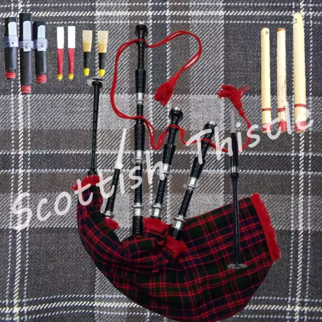 Great Highland Bagpipe Ready Ton Play With  Accessories & Tutor Book 3
