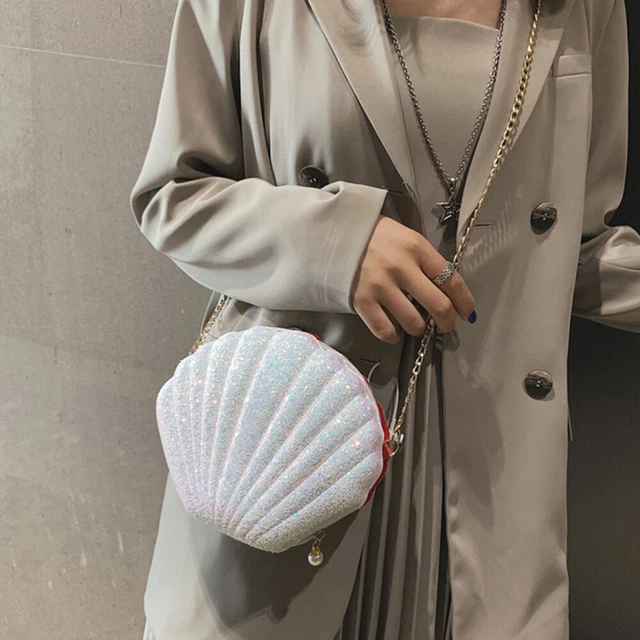 Manquer Sac De Filles Pochette En Forme Coquillage À Main Coquille