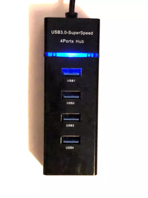 Multiprises port USB HUB 3.0 rapide longueur 30 cm 4 ports chargeur prise