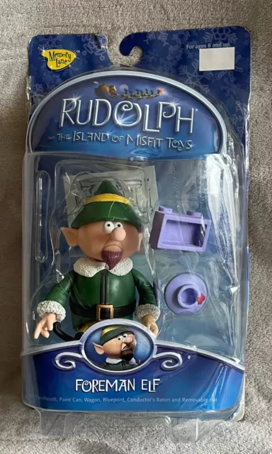 2002 Memory Lane Rudolph and The Island of Misfit Toys Foreman Elf