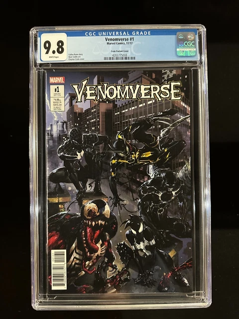Venomverse #1 CGC 9.8 (2017) - Crain Variant Cover