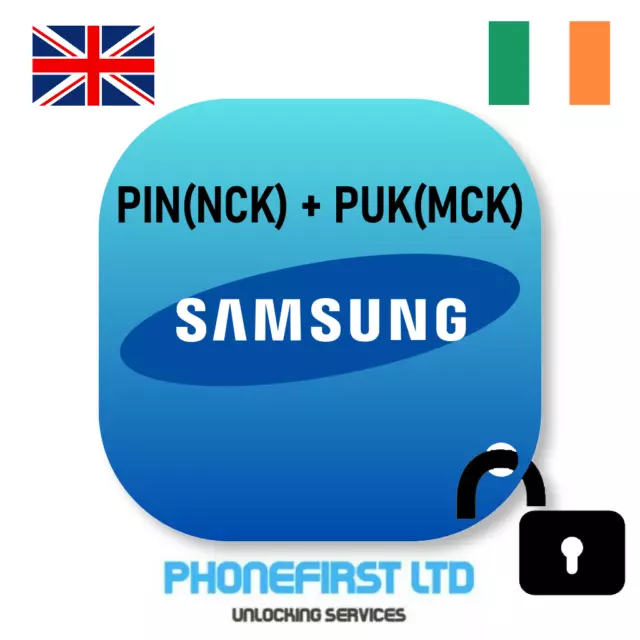 Unlock Code Service For Any UK/Ireland Network Samsung Phones - Bigger Database