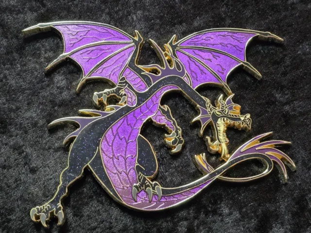Disney Maleficent Dragon ACME  JUMBO LE 100 Pin RARE