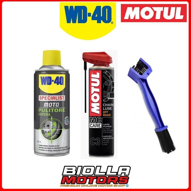 Kit Pulizia Catena WD-40 - Detergente 400ml + Spazzola Per Auto E Moto - Foto 7