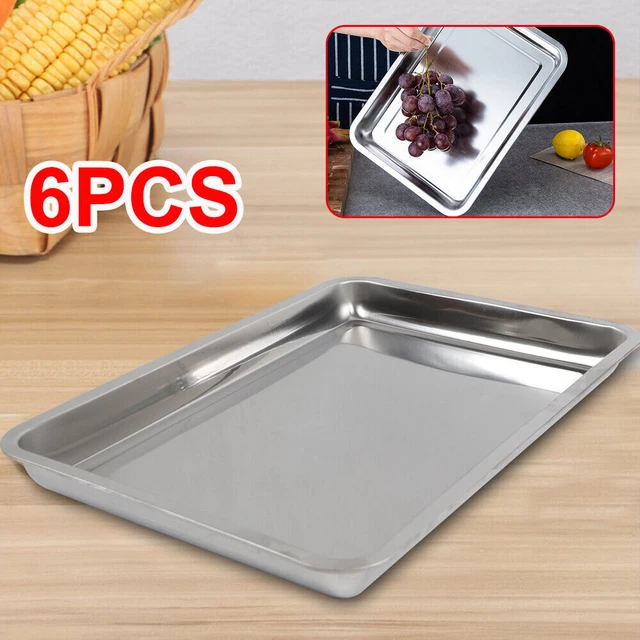 2" Deep Full Size Stainless Steel Steam Table Pans Hotel Food Prep Pan 6 Pack