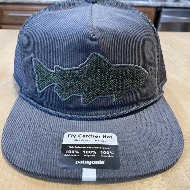 Patagonia Fly Catcher Hat - New With Tags - Fitz Roy Trout: Forge Grey - Last 1