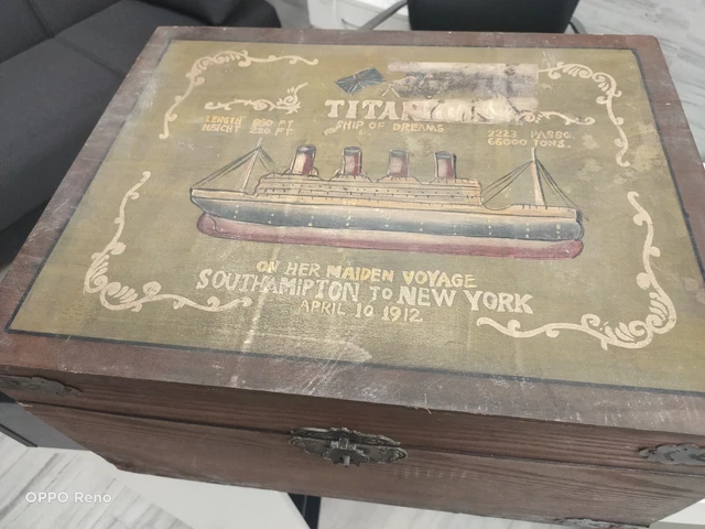 Scatola Portagioie Vintage In Legno Con Motivo Floreale – Scrigno Per Gioielli, Orologi, Piccoli Tesori, Maniglia In Ottone, Regalo Ideale