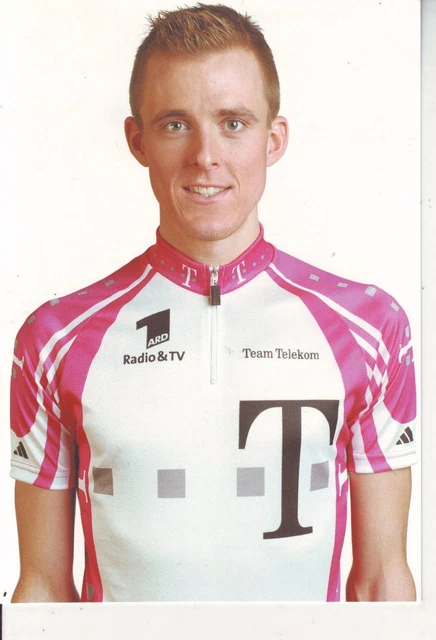 Carte Autographe Jörg Jaksche Team Telekom Tour De France 1998