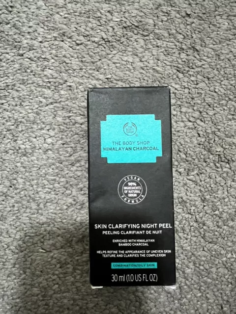 Brand New The Body Shop Himalayan Charcol Skin Clarifying Night Peel 30ml