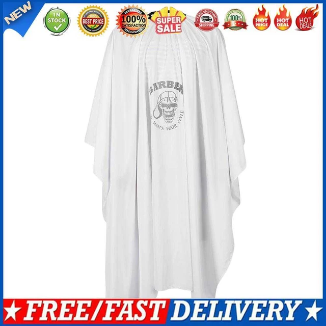 Paño Ajustable Capa 150x160cm Vestido de Barbero Profesional para Salón Champú Paño