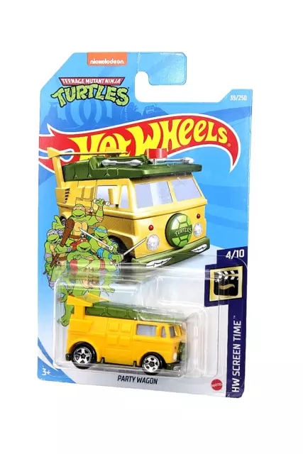 Hot Wheels Teenage Mutant Ninja Turtles Party Wagon Bus Neu Originalverpackt