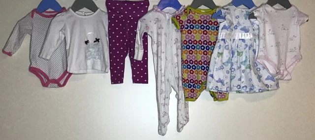 Pacchetto vestiti per bambine età 3-6 mesi cura della mamma Matalan H&M