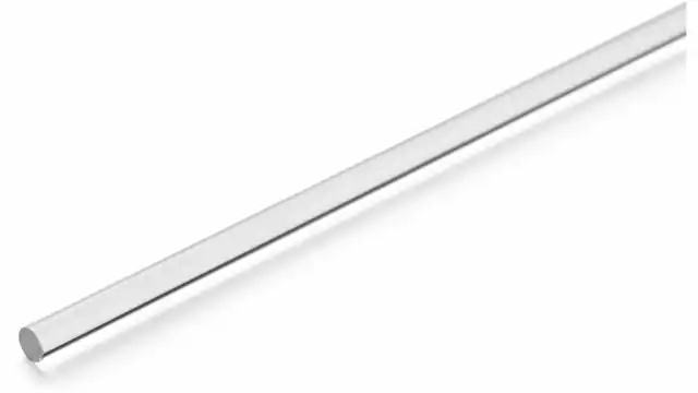 Acrylic Rod 8mm Clear Perspex Plastic Bar Round Pack x5 Lengths
