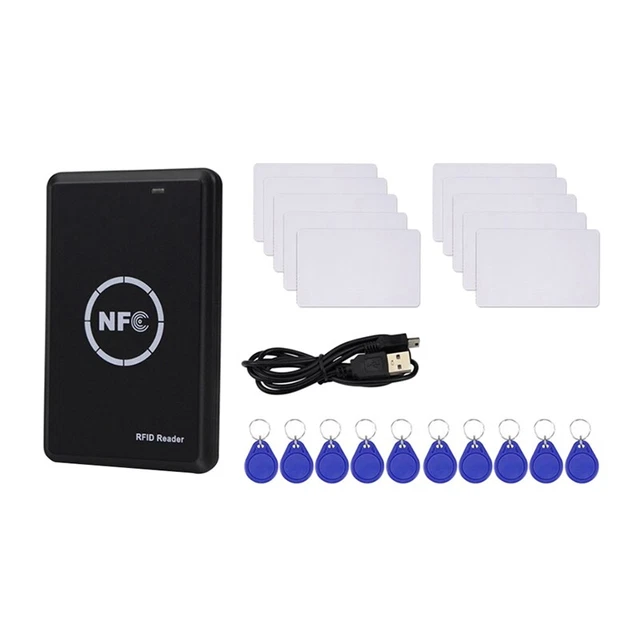Rdir Rteader RFID READER DUPLICATOR, NFC Reader, Smart Card Programmer A4T4 £17.29 ...
