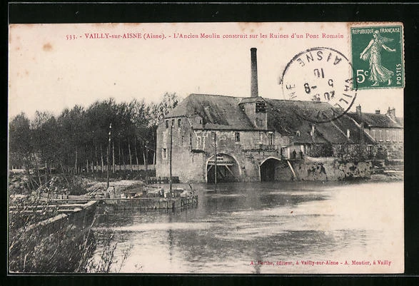 CPA VAILLY SUR AISNE L ANCIEN Moulin Construit Sur Les Ruines D un cpa-vailly-sur-aisne-l-ancien-moulin-construit-sur-les-ruines-d-un