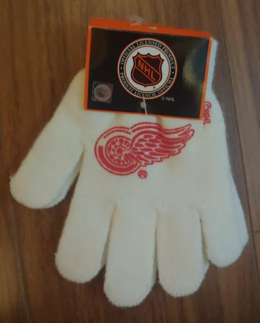 Bnwt Youth Gloves Detroit Redwings