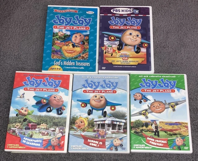 JAY JAY JET Plane DVD Wing Wigglin’/Gods Treasures /School Cool/Friends