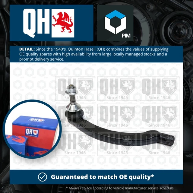 TIE / TRACK Rod End fits VOLVO V70 Mk2 2.5 Right 01 to 07 Joint QH ...