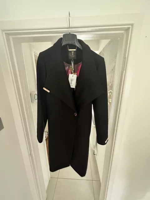 TED BAKER WOMENS coat size 4 112.00 PicClick UK