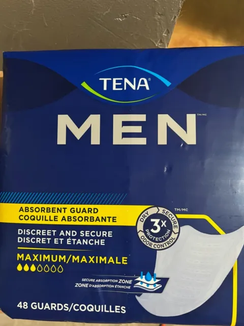 TENA MEN LEVEL 3 16 Count Incontinence Protector 1 Pack (1x16) $21.99 -  PicClick