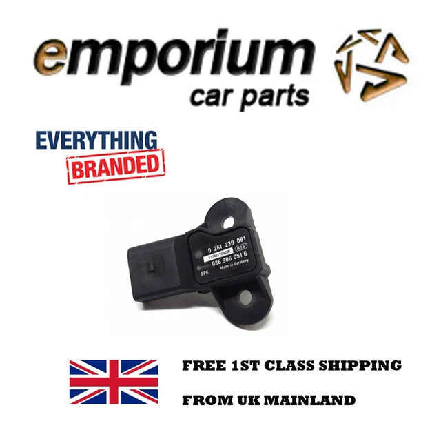 thumbnail image 2 of LST Intake Manifold Pressure Boost Sensor 3 Pin For Mercedes W169 W176 W245 W246 W204 – MAP Sensor, OE A0051535028 2 of 5