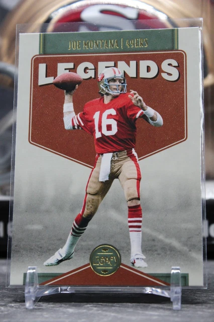 Legacy Football 2022 Base Legends Joe Montana No.102 San Francisco 49ers