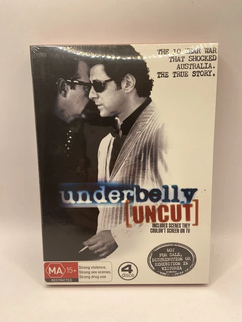 Underbelly Uncut 4 Disc Set Brand New Sealed Region 4