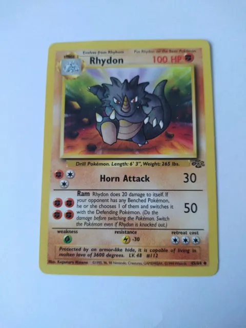 Rhydon (Jungle • 45/64) - Pokemon TCG