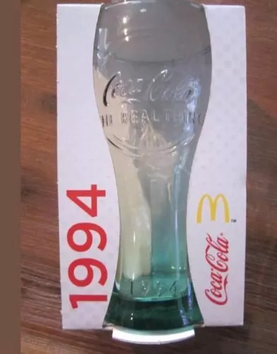 New Collectable COCA COLA Coke Glass 1994 New In Box McDonalds 2015 Collection
