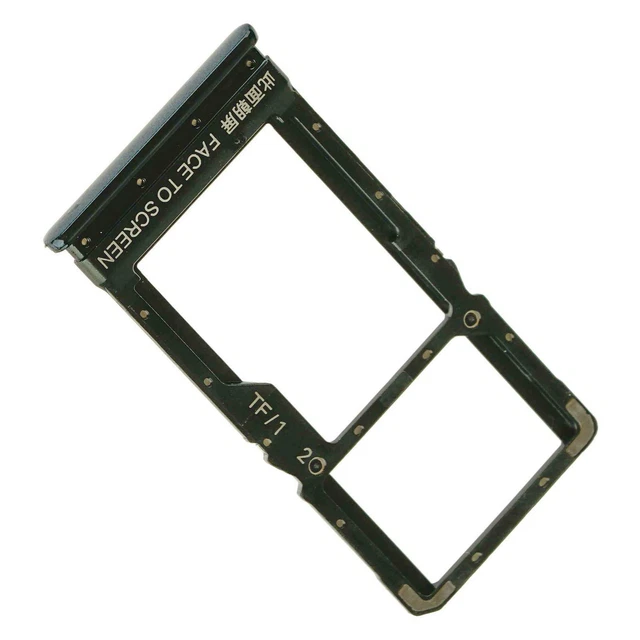 Tiroir Double SIM Noir Pour IPhone 12 - Remplacement Avec Joint étanchéité Et Outil D'extraction