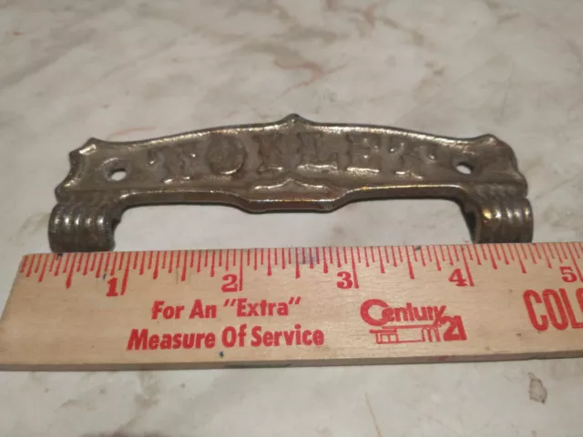 Antique Nickel Brass Toilet Paper Holder Vintage Plumbing & Heating Old