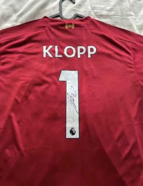 Jurgen Klopp Signed 2019/20 Liverpool Home Shirt
