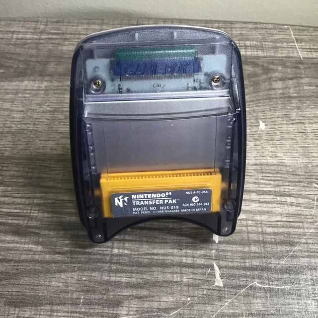 Official Nintendo 64 GB Transfer Pack Pak Gameboy N64 Authentic OEM NUS-019