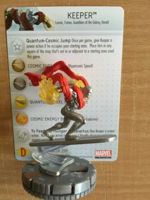 Keeper #48 Galáctica Guardianes Marvel Heroclix Persecución Silver Surfista