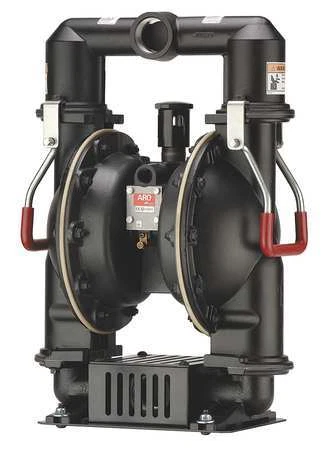 Aro 66M150-122-C Double Diaphragm Pump, Aluminum, Air Operated, Nitrile, 80 Gpm