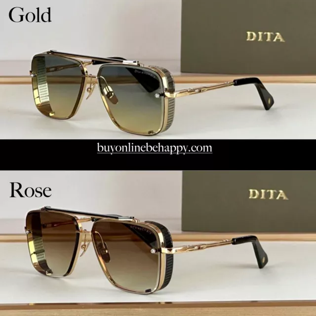 🔱 $2850 Dita MACH-SIX Sunglasses Anti-Reflective lenses  53/12-130 Titanium